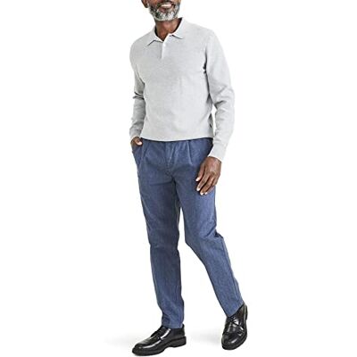 Dockers Herr hybridbyxor Tapered byxor, Cary Navy Blazer, M Dockers Herr hybridbyxor Tapered byxor, Cary Navy Blazer, M