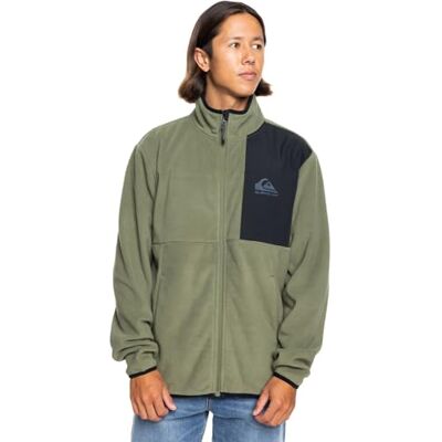 Quiksilver Speciell session dragkedja fleece herr grön M Quiksilver Speciell session dragkedja fleece herr grön M