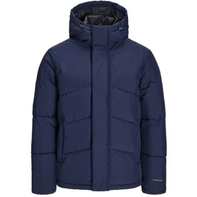JACK & JONES JACK&JONES PLUS JJJWORLD Pufferjacka för män, PLS, pufferjacka, marinblå blazer, 3XL, marinblå blazer, 3XL JACK & JONES JACK&JONES PLUS JJJWORLD Pufferjacka för män, PLS, pufferjacka, marinblå blazer, 3XL, marinblå blazer, 3XL