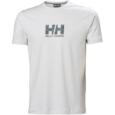 Helly Hansen Core Graphic T T-Shirt för män, 824 Nimbus moln, S Helly Hansen Core Graphic T T-Shirt för män, 824 Nimbus moln, S