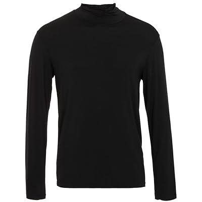 Giorgio Armani MAN'S TECH ULL TURTLE NECK TRÖJA SVART M, Svart, M Giorgio Armani MAN'S TECH ULL TURTLE NECK TRÖJA SVART M, Svart, M