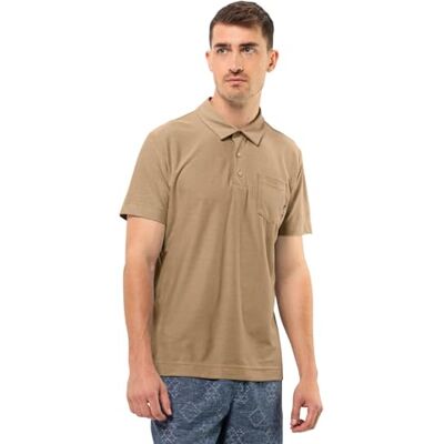 Jack Wolfskin TERRAL Polo M, Sand storm, L Jack Wolfskin TERRAL Polo M, Sand storm, L