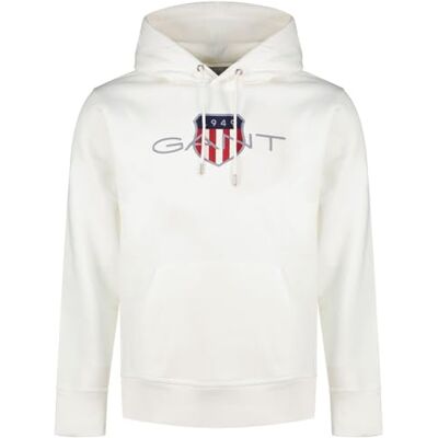 GANT REG Archive Shield Hoodie, Äggskal, XXL GANT REG Archive Shield Hoodie, Äggskal, XXL