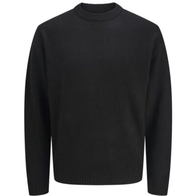 JACK & JONES Jjesoho Ollie Knit Crew Neck Sn, svart, L JACK & JONES Jjesoho Ollie Knit Crew Neck Sn, svart, L