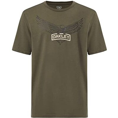 Oakley Herr Si Eagle Tab Tee, Mörk borste, L Oakley Herr Si Eagle Tab Tee, Mörk borste, L