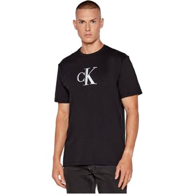 Calvin jeans herr SS CNTR MNGRM E CLSS LV04RC857G grafiska t-shirts, svart (svart), XS, svart (svart), XS Calvin jeans herr SS CNTR MNGRM E CLSS LV04RC857G grafiska t-shirts, svart (svart), XS, svart (svart), XS