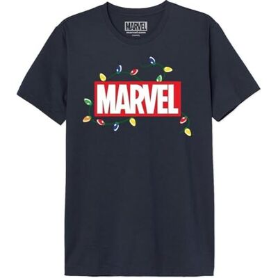 Marvel T-shirt herr, Marin, 3XL Marvel T-shirt herr, Marin, 3XL