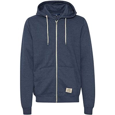 b BLEND BLEND Sweatjacke huvtröja för män, Blå – blå (graveringsblå 74260), M b BLEND BLEND Sweatjacke huvtröja för män, Blå – blå (graveringsblå 74260), M