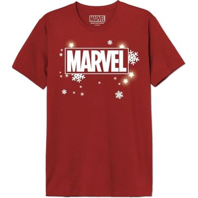 Marvel T-shirt herr, Färg: röd, XS Marvel T-shirt herr, Färg: röd, XS