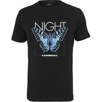 Män 3 Butterflies Tee Black XXL T-shirt, svart, XXL Män 3 Butterflies Tee Black XXL T-shirt, svart, XXL