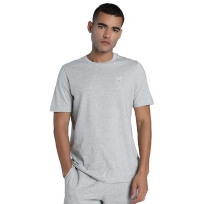 PUMA ESS upphöjd Tee ljusgrå ljung PUMA ESS upphöjd Tee ljusgrå ljung