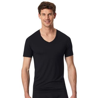 Schiesser T-shirt för män V-ringad – premium modal, Svart_181531, M Schiesser T-shirt för män V-ringad – premium modal, Svart_181531, M