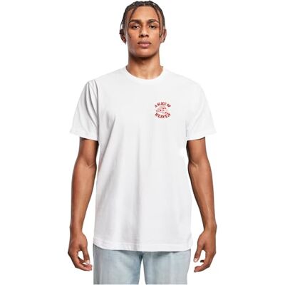 Tee herr-t-shirt, 100% bomull, vit, M, Vit, M Tee herr-t-shirt, 100% bomull, vit, M, Vit, M