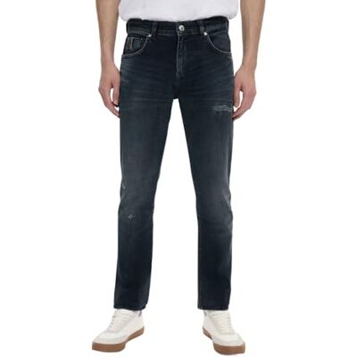 LTB jeans herr Joshua – smal passform med låg midja och dragkedja i blått av bomullsblandning – storlek W38L34, blå, 38W x 34L LTB jeans herr Joshua – smal passform med låg midja och dragkedja i blått av bomullsblandning – storlek W38L34, blå, 38W x 34L