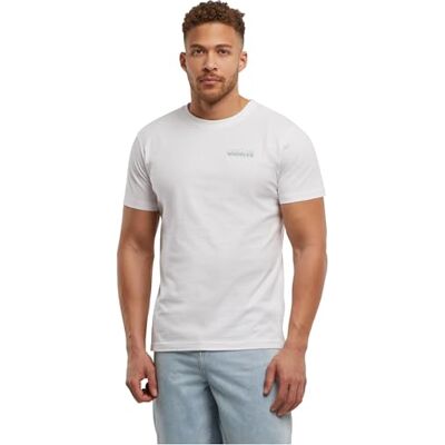 Tee herr-t-shirt 100% bomull vit L, Vit, L Tee herr-t-shirt 100% bomull vit L, Vit, L