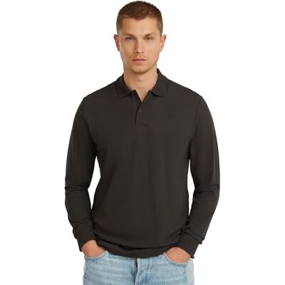 G-STAR Dunda Slim Polo ls, Grå (Cloack D27683-5864-5812), S G-STAR Dunda Slim Polo ls, Grå (Cloack D27683-5864-5812), S