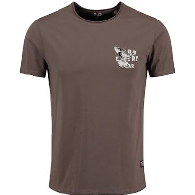 KEY LARGO KEYLARGO herr Kldrop Round T-shirt, Brun (1607), XXL KEY LARGO KEYLARGO herr Kldrop Round T-shirt, Brun (1607), XXL