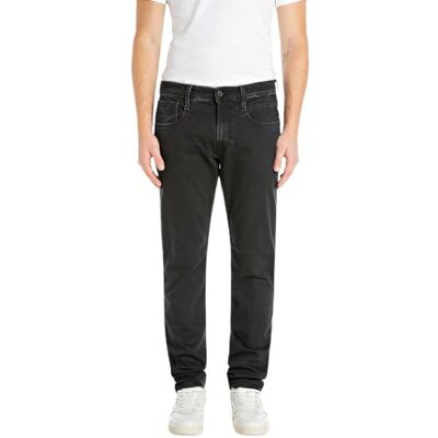 Replay Slim fit Jeans Anbass Eco Plus, 098 svart, 36W / 34L Replay Slim fit Jeans Anbass Eco Plus, 098 svart, 36W / 34L