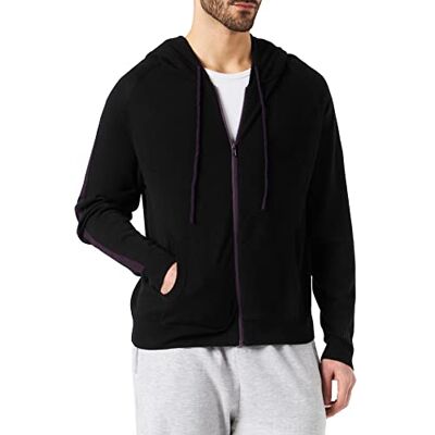 Active Cashmere A C Sport herr perfromance Top sweatshirt med huva, svart, M Active Cashmere A C Sport herr perfromance Top sweatshirt med huva, svart, M