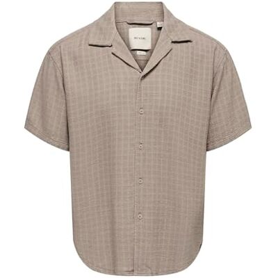 Only & Sons mäns Onslatham Reg Resort c 0257 Noos, Desert Taupe, S, Öken brungrå, S Only & Sons mäns Onslatham Reg Resort c 0257 Noos, Desert Taupe, S, Öken brungrå, S