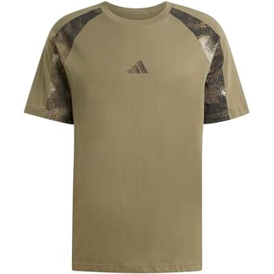 adidas Mezczyzni CAMO T-SHIRT, olive strata/MULTICOLOR, S adidas Mezczyzni CAMO T-SHIRT, olive strata/MULTICOLOR, S