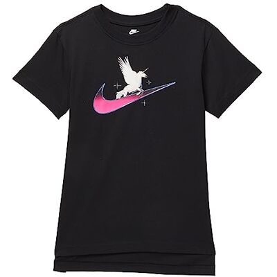 NIKE Unisex G NSW Tee Bf Shine T-shirt, svart, XS NIKE Unisex G NSW Tee Bf Shine T-shirt, svart, XS