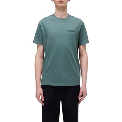 Napapijri Seril kort ärm T-shirt grön storlek XL, Green Balsam, XL Napapijri Seril kort ärm T-shirt grön storlek XL, Green Balsam, XL