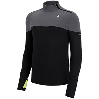 Macron Herr Run Fcc Barney 1/4 dragkedja tröja man Blk/Mgry sweatshirt, svart-grå, S, Svart – grå, S Macron Herr Run Fcc Barney 1/4 dragkedja tröja man Blk/Mgry sweatshirt, svart-grå, S, Svart – grå, S
