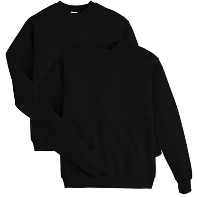 Hanes ComfortBlend sweatshirt för män, svart, M Hanes ComfortBlend sweatshirt för män, svart, M