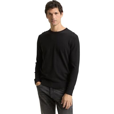 TOM TAILOR herrtröja, 29999 Svart, M TOM TAILOR herrtröja, 29999 Svart, M