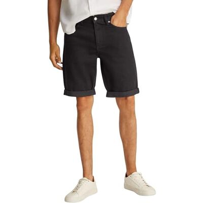 Calvin CK JEANS Herr SLIM SHORT J30J327514, denim (denim svart), 36W, Denim (denim svart), 36W Calvin CK JEANS Herr SLIM SHORT J30J327514, denim (denim svart), 36W, Denim (denim svart), 36W