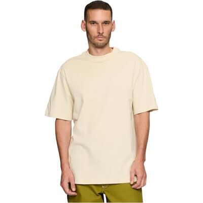 Urban Classics Organic Tall Tee för män, sand, S Urban Classics Organic Tall Tee för män, sand, S