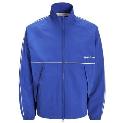 JACK & JONES Jcounion Track jacka Sn, Beaucoup Blue, M JACK & JONES Jcounion Track jacka Sn, Beaucoup Blue, M