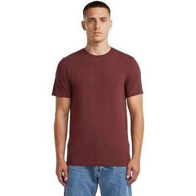 G-STAR RAW Slim Base T-shirt, Röd (Port Red D19070-c723-4608), XXL G-STAR RAW Slim Base T-shirt, Röd (Port Red D19070-c723-4608), XXL
