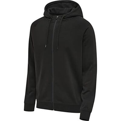 hummel HMLRED Classic Huvtröja med dragkedja, svart, 5XL hummel HMLRED Classic Huvtröja med dragkedja, svart, 5XL