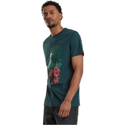 Tee herr-t-shirt, sommartid t-shirt, tryck t-shirt för män, grafisk t-shirt, streetwear, Flaskgrön, XS Tee herr-t-shirt, sommartid t-shirt, tryck t-shirt för män, grafisk t-shirt, streetwear, Flaskgrön, XS
