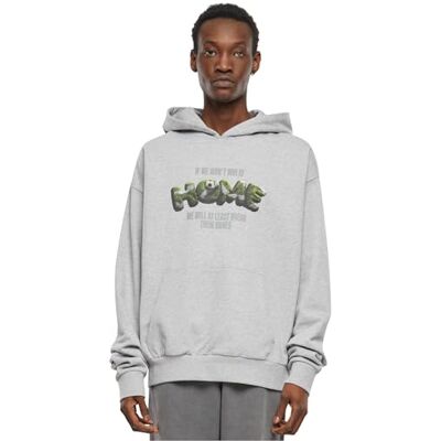 Tee Upscale herr huvtröja hem ultratung oversize hoodie, herr huvtröja med fronttryck, överdimensionerad passform, GRÅ, XXL Tee Upscale herr huvtröja hem ultratung oversize hoodie, herr huvtröja med fronttryck, överdimensionerad passform, GRÅ, XXL