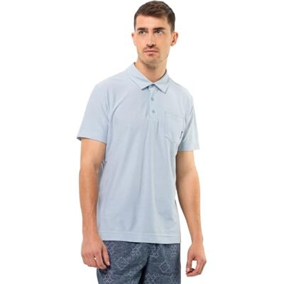 Jack Wolfskin TERRAL Polo M, Mjuk blå, L Jack Wolfskin TERRAL Polo M, Mjuk blå, L