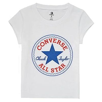 CONVERSE ALL STAR Converse Converse tidlös Chuck Patch Vit Kortärmad T-shirt för barn Kortärmad T-shirt Unisex Baby CONVERSE ALL STAR Converse Converse tidlös Chuck Patch Vit Kortärmad T-shirt för barn Kortärmad T-shirt Unisex Baby