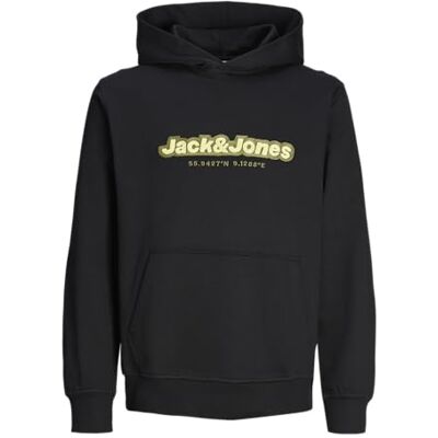 JACK & JONES JACK&JONES Jcotami Sweat Hood, svart, M JACK & JONES JACK&JONES Jcotami Sweat Hood, svart, M