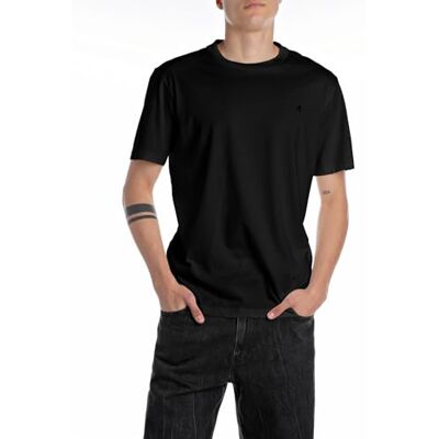 Replay herr tshirt, 098 svart, XL Replay herr tshirt, 098 svart, XL