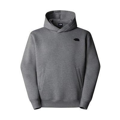 The North Face Relaxed Pull-On Tröja med huva för män, Metallic Silver Heather, XL The North Face Relaxed Pull-On Tröja med huva för män, Metallic Silver Heather, XL