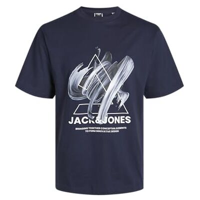 JACK & JONES JCOTINT Tee SS Crew Neck, marinblå blazer, S JACK & JONES JCOTINT Tee SS Crew Neck, marinblå blazer, S