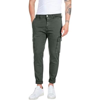 Replay herr jaan jeans, 030 Militärgrön.., 34W / 32L Replay herr jaan jeans, 030 Militärgrön.., 34W / 32L