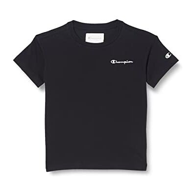 Champion Pojkar Eco Future Light Jersey S/S T-shirt, svart, 5 År Champion Pojkar Eco Future Light Jersey S/S T-shirt, svart, 5 År