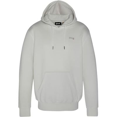 Schott NYC Huvtröja med Schott-broderi, SWCASUAL2, Av vit, XS Schott NYC Huvtröja med Schott-broderi, SWCASUAL2, Av vit, XS