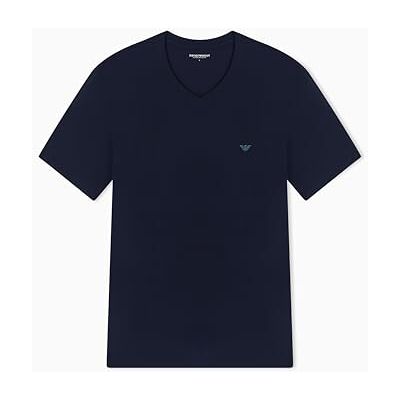 Giorgio Armani Herr mjuk modal rund hals t-shirt blå XL Giorgio Armani Herr mjuk modal rund hals t-shirt blå XL