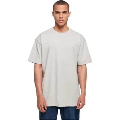 Build Your Brand T-shirt för män, tung oversize t-shirt, basic t-shirt för män, överdimensionerad passform, bomull, storlekar XS – 5XL, Lightasfal, 5XL Build Your Brand T-shirt för män, tung oversize t-shirt, basic t-shirt för män, överdimensionerad passform, bomull, storlekar XS – 5XL, Lightasfal, 5XL