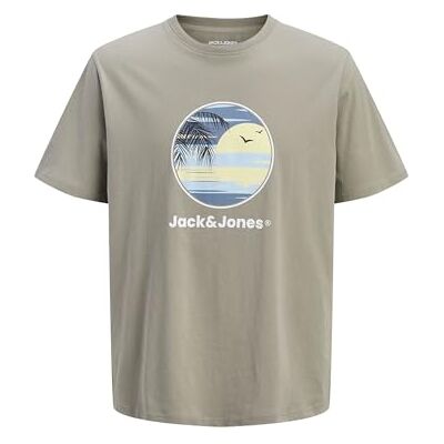 JACK & JONES Jjperry Tee Ss Crew Neck, Vetiver, M JACK & JONES Jjperry Tee Ss Crew Neck, Vetiver, M