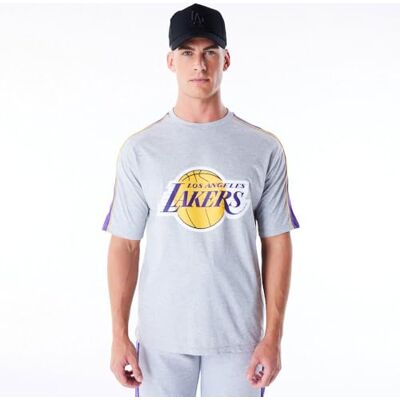 New Era NBA Panel överdimensionerad T-shirt överdimensionerad Los Angeles Lakers ljung grå äkta lila New Era NBA Panel överdimensionerad T-shirt överdimensionerad Los Angeles Lakers ljung grå äkta lila